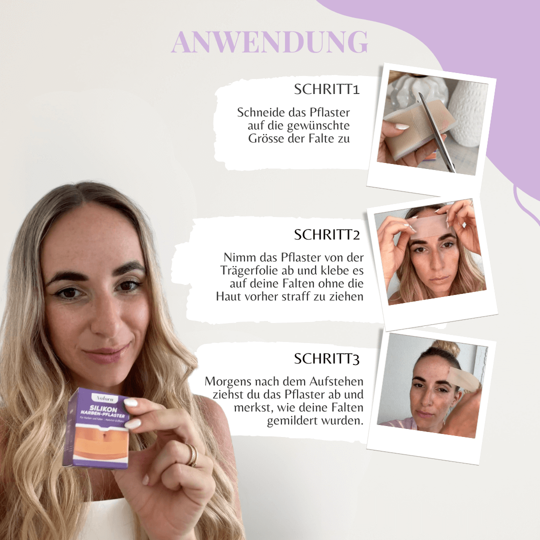 ScarRelief™ | Silikon-Narbenpflaster gegen Falten