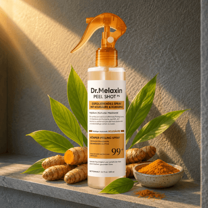 GlowPeel™ | Sanftes Körperpeeling mit Kojisäure & Kurkuma